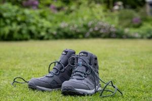 Randvoorwaarden op orde. Berg wandelschoenen
