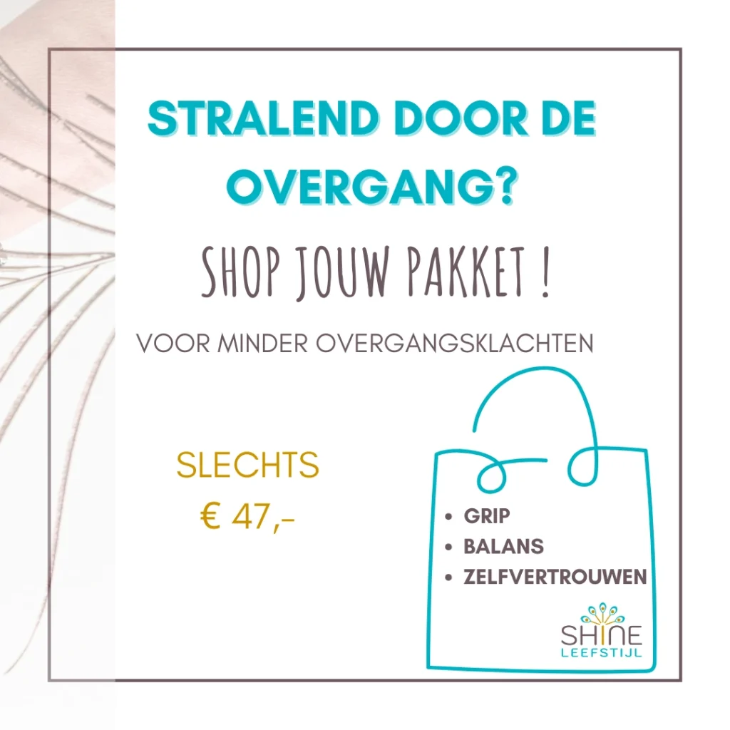 Stralend door de overgang pakket